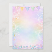 I Was 6 Now 7 Birthday Ice Cream Cone Kaart (Achterkant)