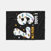 I Was 6 Now Im 7 Hockey Birthday  Fleece Deken (Voorkant (Horizontaal))