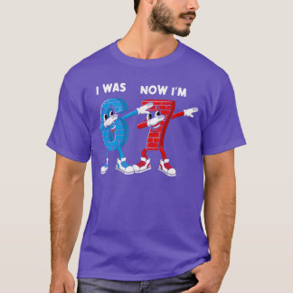 I was 6 Now Im 7 Year Old Birthday 67 Dabbing for  T-shirt