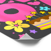 I Was 6 Now I'm 7 Year Old Birthday 7th Kids Funny Poster (Hoek)