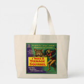 I was a teenage squirrel grote tote bag (Achterkant)
