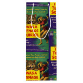 I was a teenage squirrel wijn cadeautas (Achterkant)