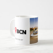 I was in Barcelona: Anoni Gaudi's Park Güell Koffiemok (Voorkant links)