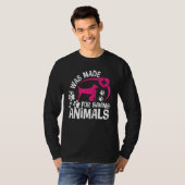 I Was Made For Saving Animals Rescue Veterinary Ve T-shirt (Voorkant volledig)
