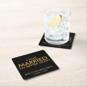 I Was Married – I’m Better Now Coaster Kartonnen Onderzetters (Insitu)