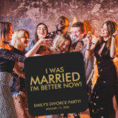 I Was Married – I’m Better Now Coaster Kartonnen Onderzetters