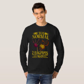 I Was Normal 2 Bagpipes Ago, Funny Bagpipes Outfit T-shirt (Voorkant volledig)