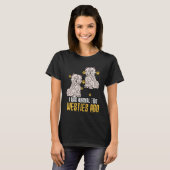 I Was Normal Two West Highland White Terrier Ago T-shirt (Voorkant volledig)