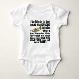 I Was Telling My Son About Louis Armstrong Romper