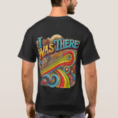 "I Was There" psychedelische reggae T-shirt (Achterkant)