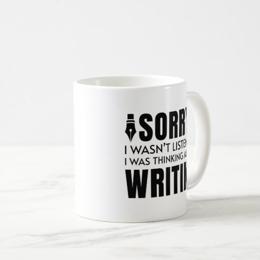 I Was Thinking About Writing Koffiemok (Voorkant rechts)