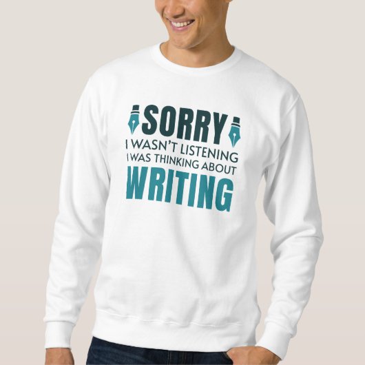 I Was Thinking About Writing Trui (Voorkant)