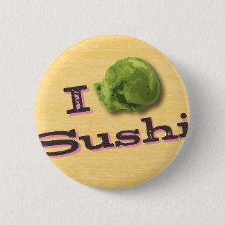 I Wasabi Sushi Ronde Button 5,7 Cm