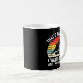 I Watch Birds I Know Things Funny Birdwatcher Bird Koffiemok (Voorkant rechts)