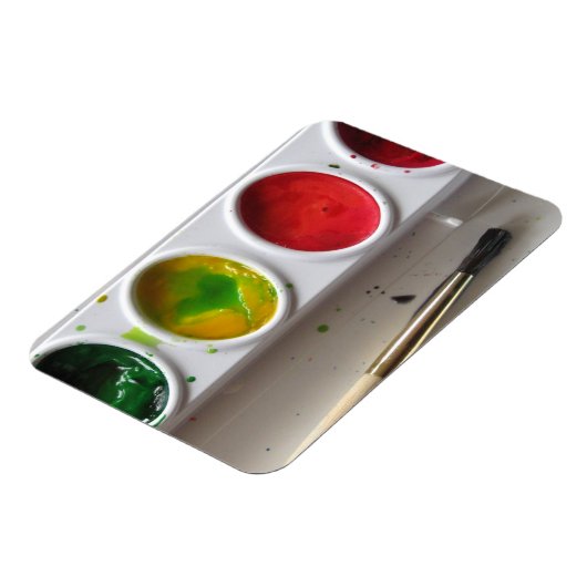 I Waterverven hart Magneet (Linkerzijde)