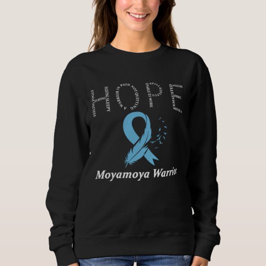 I Wear Blue For Moyamoya Awareness Warrior Trui (Voorkant)