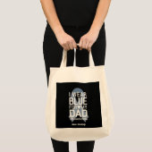 I Wear Blue For My Dad Shirt ALS Awareness Gift Tote Bag (Voorkant (product))