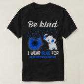 I Wear Blue Guillain Barre Syndrome Awareness  T-shirt (Design voorkant)