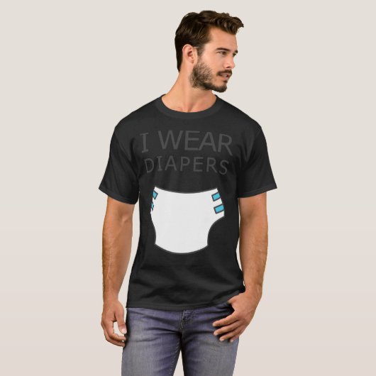I wear diapers Essential T-Shirt (Voorkant volledig)