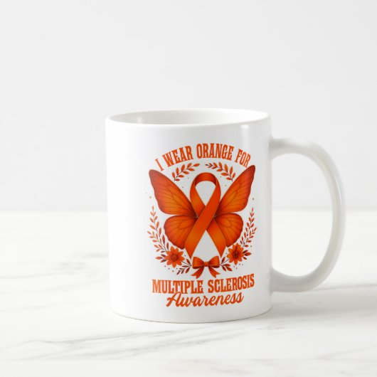 I Wear Orange For Multiple Sclerosis Awareness Ms Koffiemok (Rechts)