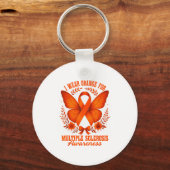I Wear Orange For Multiple Sclerosis Awareness Ms  Sleutelhanger (Voorkant)