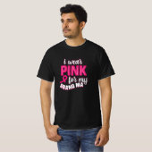 I Wear Pink For My Grandma T-shirt (Voorkant volledig)