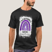I Wear Purple For Me Rainbow Epilepsy Awareness T-shirt (Voorkant)