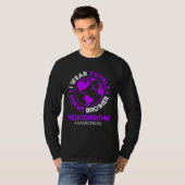 I wear PURPLE for my BROTHER NEUROPATHY Awareness T-shirt (Voorkant volledig)
