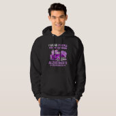 I Wear Purple For My Husband Alzheimer s Awareness Hoodie (Voorkant volledig)