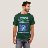 I Wear Purple In Memory For My Son Overdose Awaren T-shirt (Voorkant volledig)