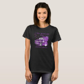 I Wear Purple Pumpkin Truck For Me Alzheimer's Awa T-shirt (Voorkant volledig)