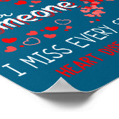 I Wear Red For Someone Heart Disease Awareness  Poster (Hoek)