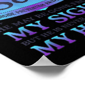 I Wear Teal &amp; Purple For My Son Suicide Preven Poster (Hoek)