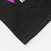 I Wear Teal Purple In Memory Of My Nephew Suicide Fleece Deken (Hoek)