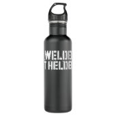I Welded It Helded Welder Gif Waterfles (Voorkant)