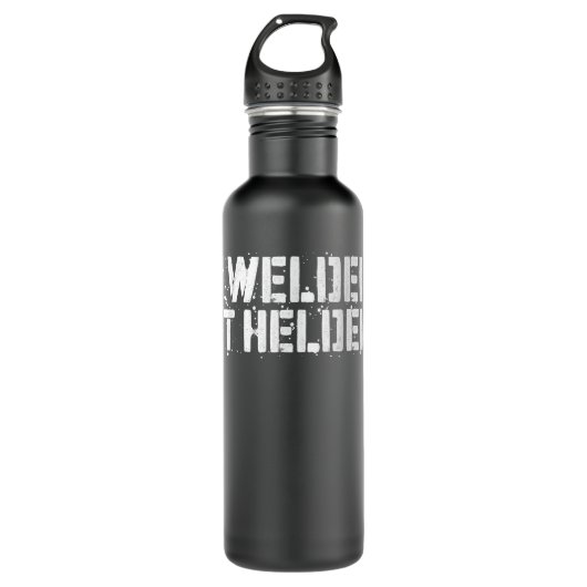 I Welded It Helded Welder Gif Waterfles (Voorkant)