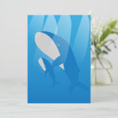 I whale always love you Mom Flat Feestdagenkaart (Staand voorkant)