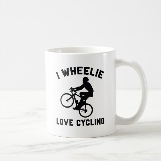 I Wheelie Love Cycling Koffiemok (Rechts)