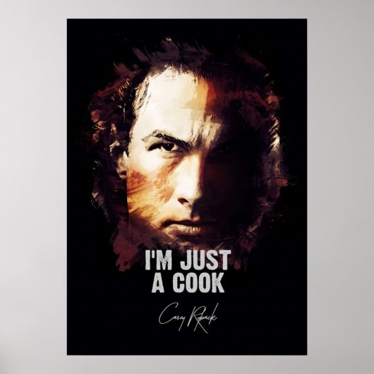 I wijm Just A Cook Casey Ryback UNDER SIEGE Poster (Voorkant)