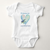 I will alway be your little turtle - baby bodysuit (Voorkant)