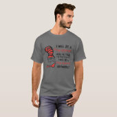 I Will Be A Paraprofessional Here Or There - Para T-shirt (Voorkant volledig)