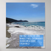 I Will Extend Peace to Her Like A River Poster (Voorkant)