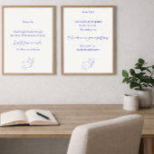 I Will Fear No Evil Psalm 23:4 Christian Poster