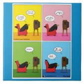 I Will Never Sleep Comic Tegeltje (Voorkant)