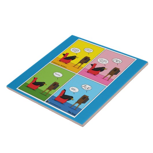 I Will Never Sleep Comic Tegeltje (Zijkant)