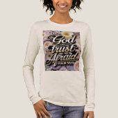 I Will Not Be Afraid Womens Tri-Blend Shirt (Voorkant)