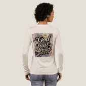 I Will Not Be Afraid Womens Tri-Blend Shirt (Achterkant)