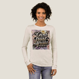 I Will Not Be Afraid Womens Tri-Blend Shirt