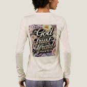 I Will Not Be Afraid Womens Tri-Blend Shirt (Achterkant)