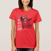 "I will not be your goat" T-shirt (Voorkant)